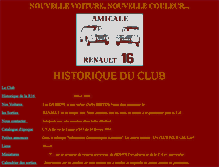 Tablet Screenshot of amicale-r16.com